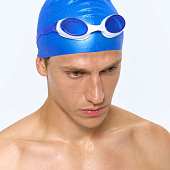 Очки для плавания Swimatic, синие с белым