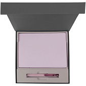 Коробка Memoria с ложементом под ежедневник и ручку, ver. 2, серая