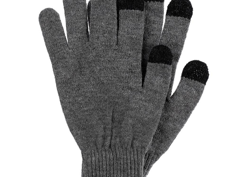 Перчатки сенсорные Urban Flow, темно-серый меланж