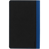 Ежедневник Nice Twice, недатированный, черный с синим