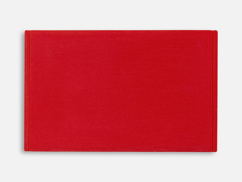 Лейбл из ПВХ Dzeta, ХL, красный