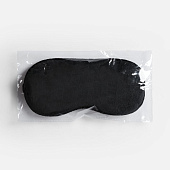 Двухсторонняя маска для сна Veluto, черная