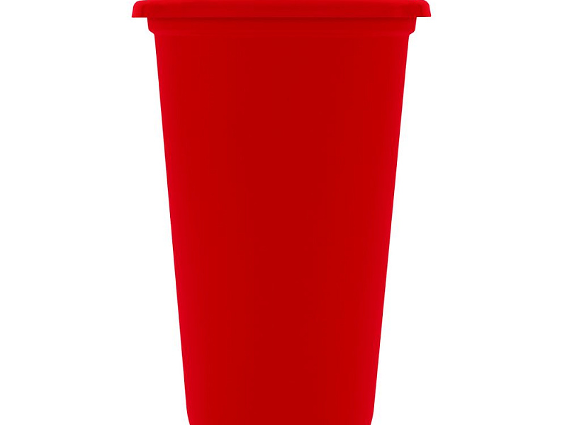 Стакан с крышкой Color Cap, красный