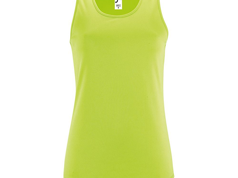 Майка женская Sporty TT Women, зеленое яблоко