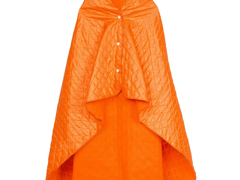 Плед-пончо для пикника SnapCoat, оранжевый