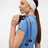 Беспроводная скакалка Silentino, черная с синим