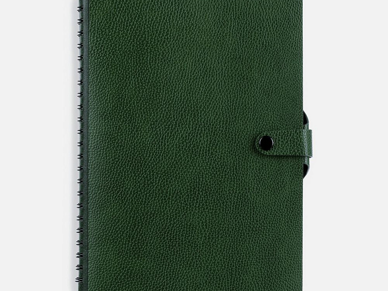 Ежедневник Strep Front на заказ, недатированный, зеленый