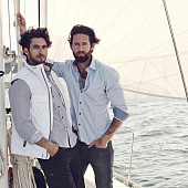 Рубашка мужская в полоску Reno, серая