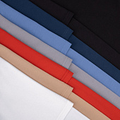 Футболка оверсайз с двойным рукавом Kosmos, черная