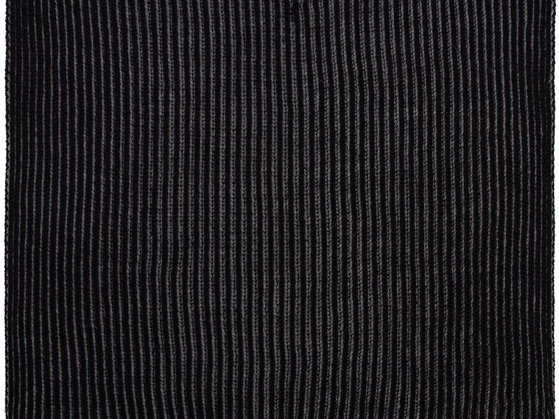 Шарф Nobilis, черный с серым меланжем