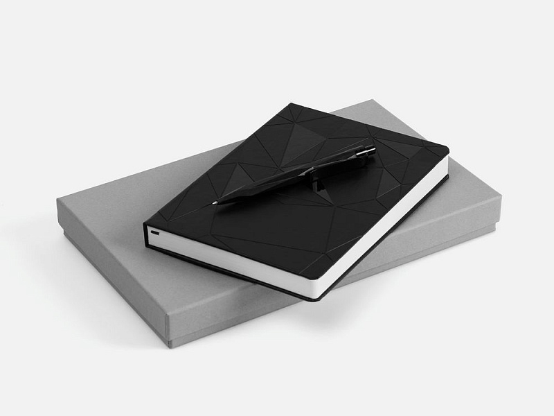 Набор Gems: ежедневник и ручка, черный