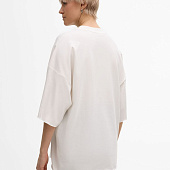 Футболка унисекс оверсайз T1, молочно-белая