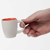 Кофейная кружка Pairy с ложкой, синяя с красной