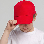Бейсболка детская Standard Kids, красная
