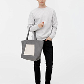 Шопер Shophop, серый с неокрашенным
