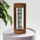 Термометр «Галилей» в деревянном корпусе, серый