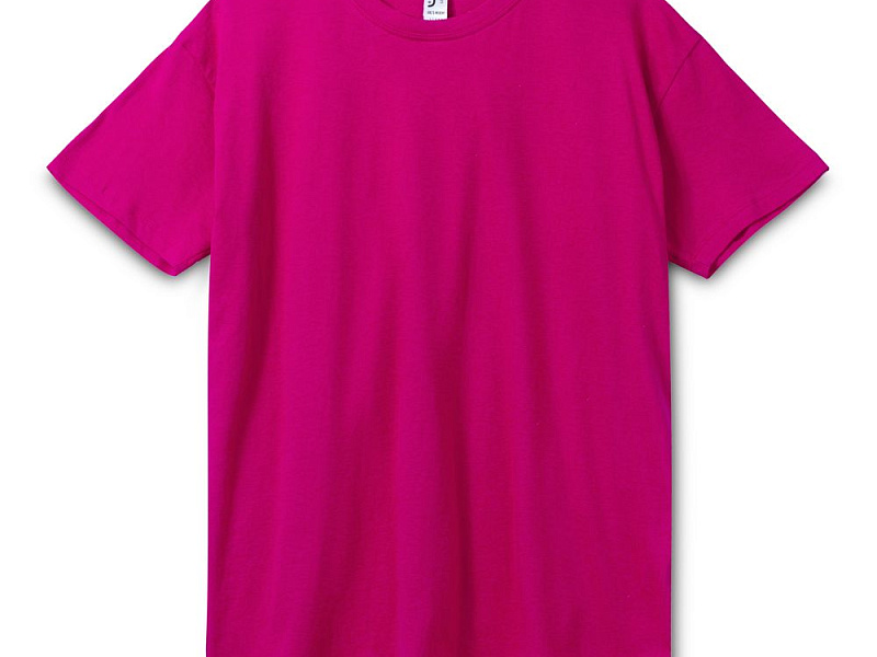 Футболка унисекс Regent 150, ярко-розовая (фуксия)