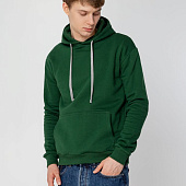 Толстовка с капюшоном Unit Kirenga Heavy, темно-зеленая
