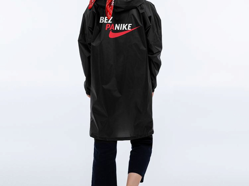 Дождевик Bez Panike, черный