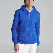 Толстовка на молнии с капюшоном Siverga Heavy 2.0, ярко-синяя