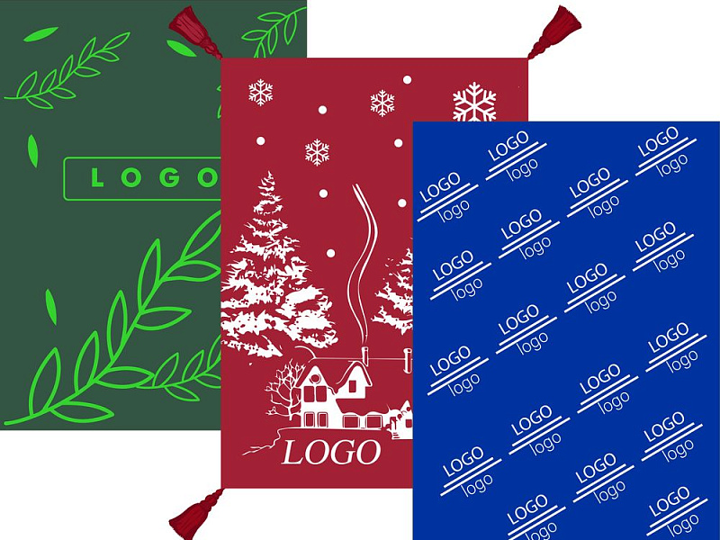 Плед на заказ Tricksy Net, 2 цвета, М, акрил