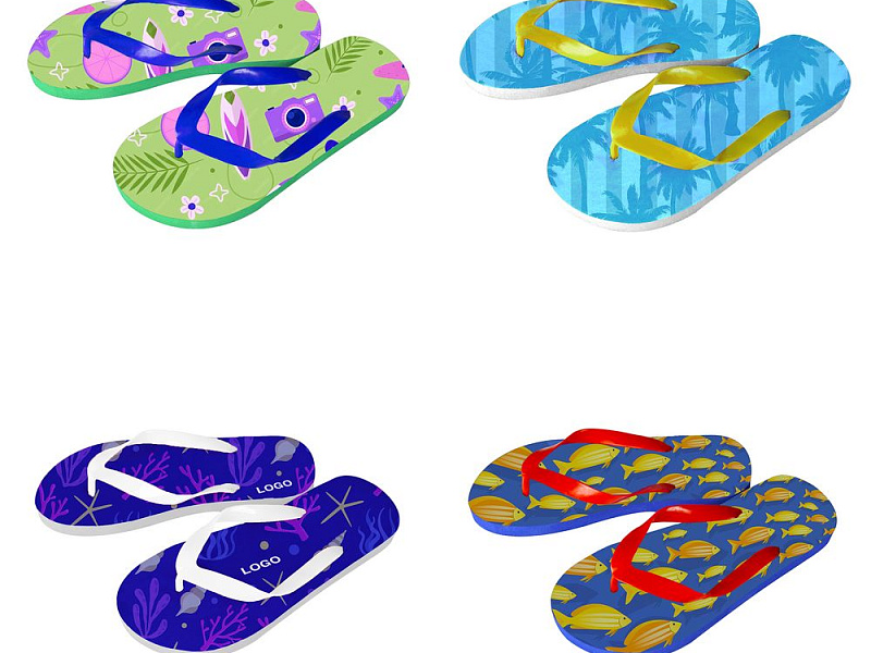 Пляжные тапки Flip-flop на заказ, доставка ж/д