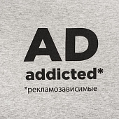 Футболка женская T-bolka Stretch Lady, серый меланж