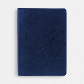 Ежедневник Nebraska Flex, недатированный, синий с золотистым