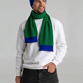 Шапка Snappy, синяя с зеленым