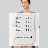 Футболка унисекс Kosmos 1.0, серая