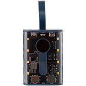 Аккумулятор с быстрой зарядкой Trellis Quick 10000 мАч, синий