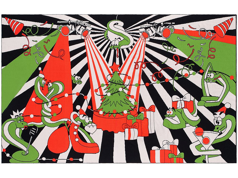 Плед Snake Your Body, красный