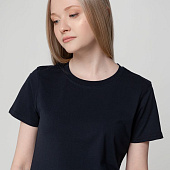 Футболка женская T-bolka Lady, темно-синяя