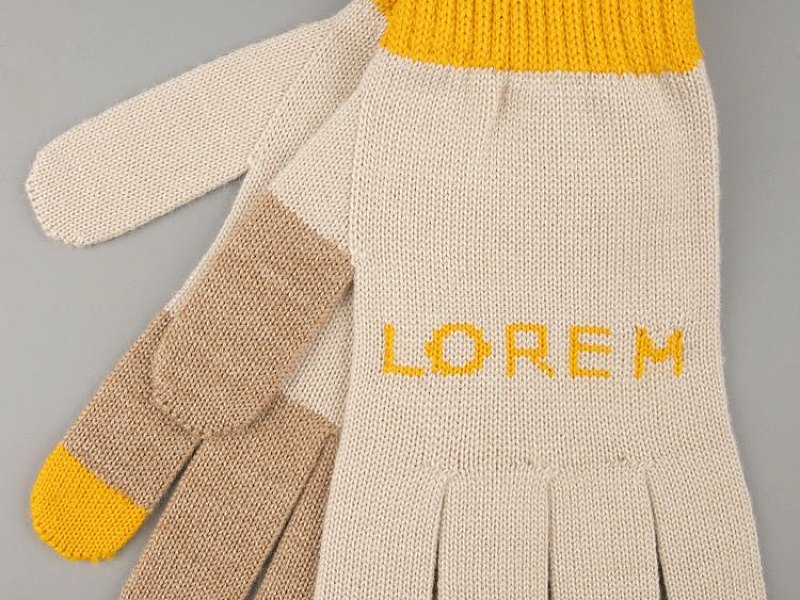 Перчатки на заказ Guanti, полушерсть