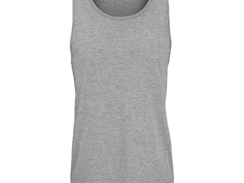 Майка унисекс Crusader TT, серый меланж