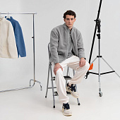 Куртка унисекс Oblako, светло-серая