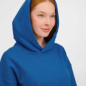 Худи оверсайз унисекс Tolla, синее (джинс)