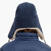 Шапка-ушанка Wasa, темно-синяя