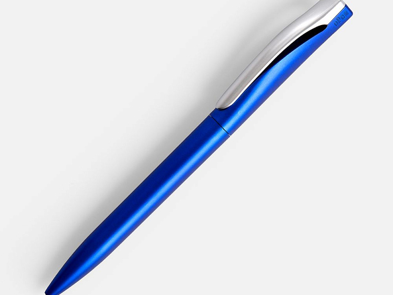 Ручка шариковая Pin Silver, синий металлик