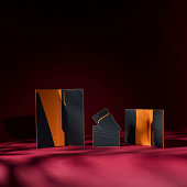 Дорожный органайзер Multimo, черный с оранжевым