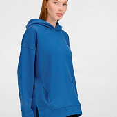 Худи оверсайз унисекс Tolla, синее (джинс)