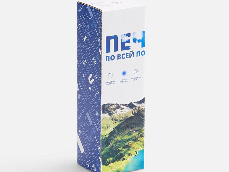 Коробка с полноцветной печатью для игры «Деревянная башня мини»