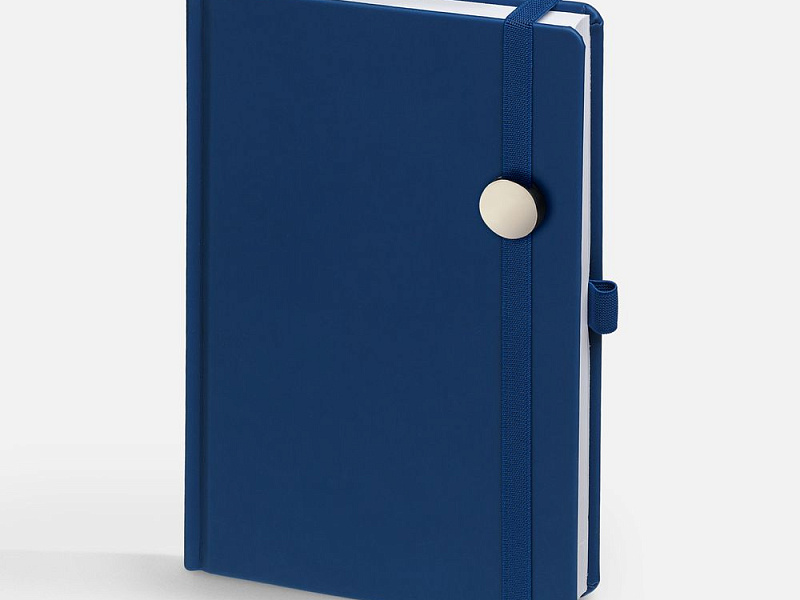 Ежедневник Favor Metal, недатированный, синий