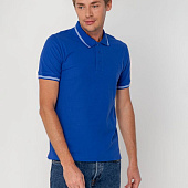 Рубашка поло Virma Stripes, ярко-синяя