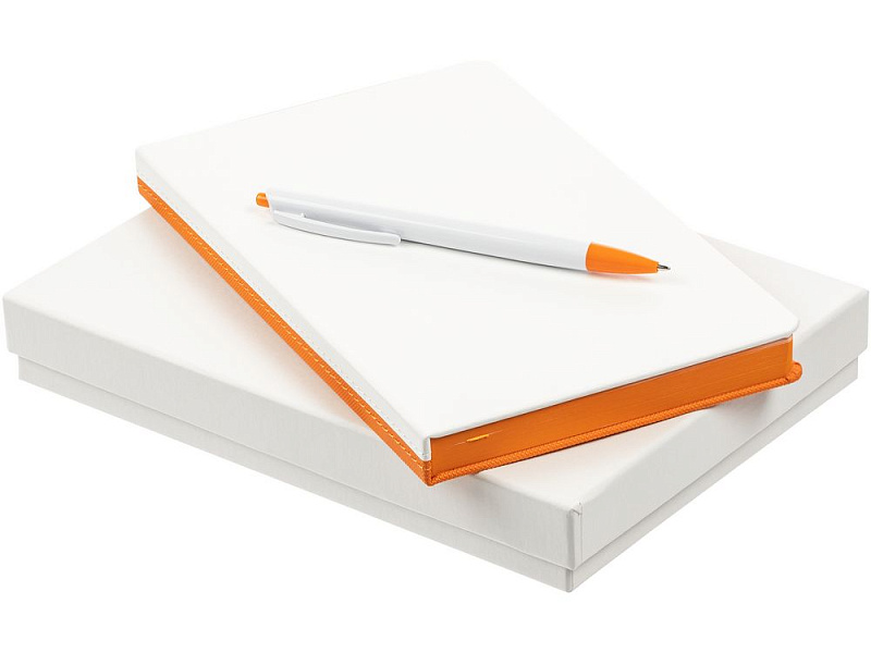 Набор Duplex, белый с оранжевым