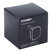 Беспроводная колонка Chubby, серая с голубым