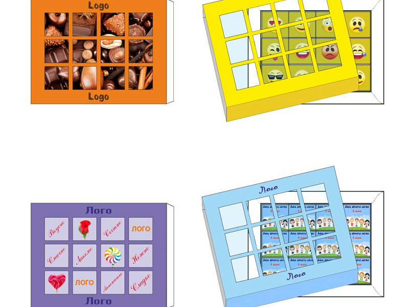 Набор шоколада Choco Windows на заказ