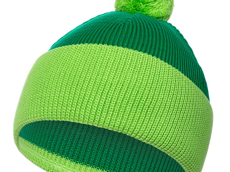 Шапка Snappy, зеленая с салатовым