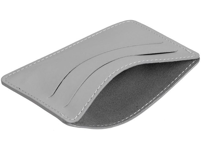 Чехол для карточек Shall Simple, серый
