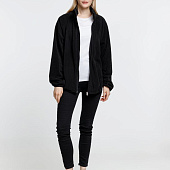 Куртка флисовая унисекс Fliska, черная